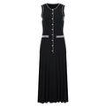 VESTIDO CON APLICACIÓN DE PERLAS